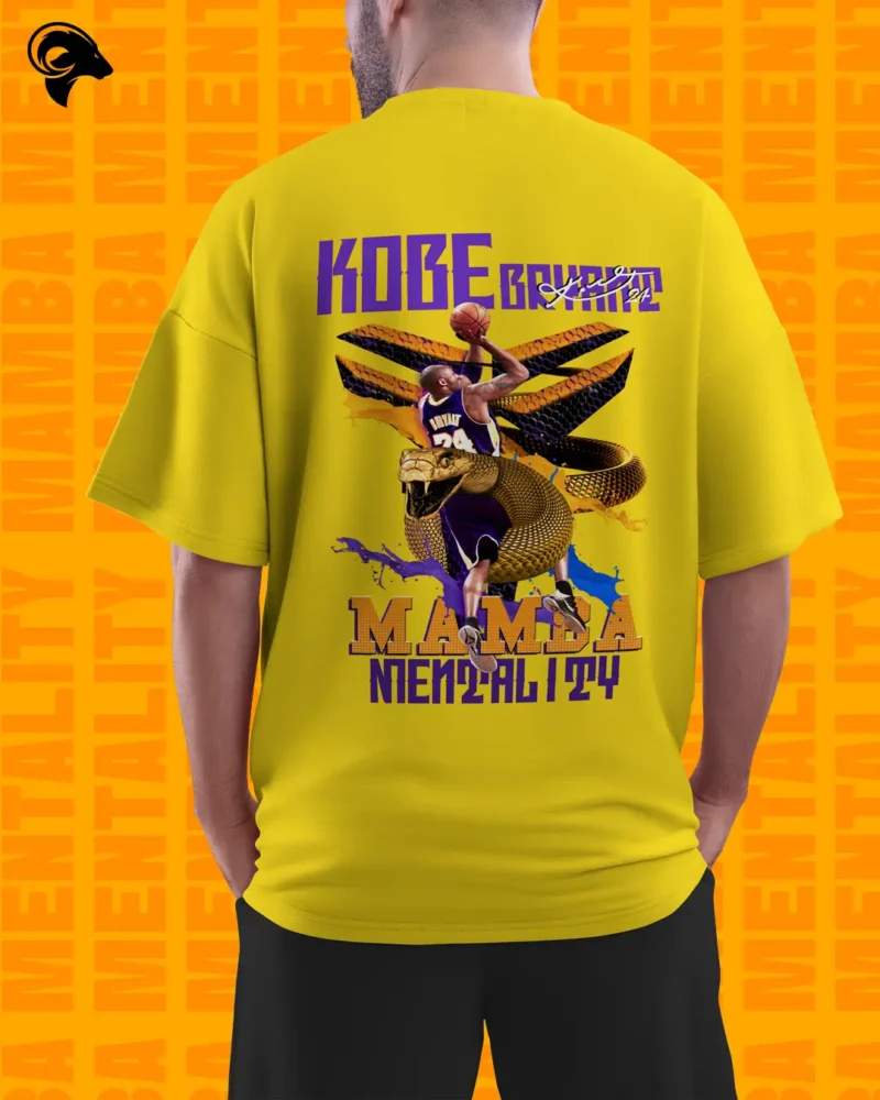 Kobe Bryant Mamba - GOAT - Oversized Tshirt
