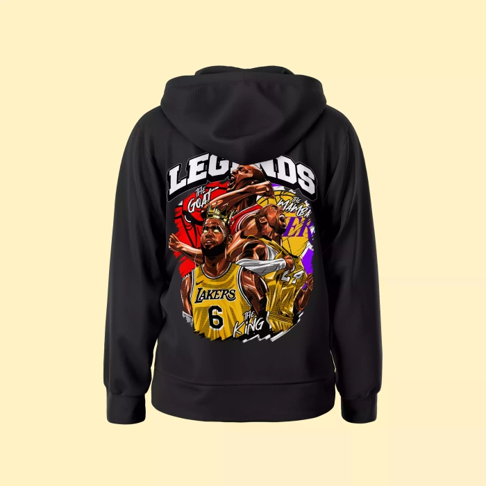The NBA Legends - Hoodie - Unisex - Print on back