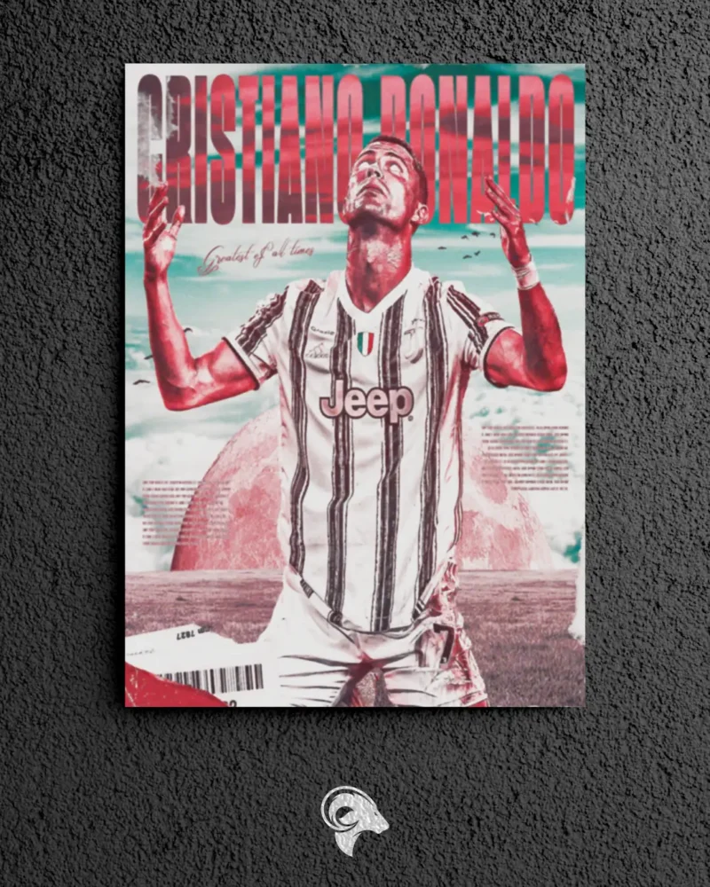 Cristiano Ronaldo - Metal Poster
