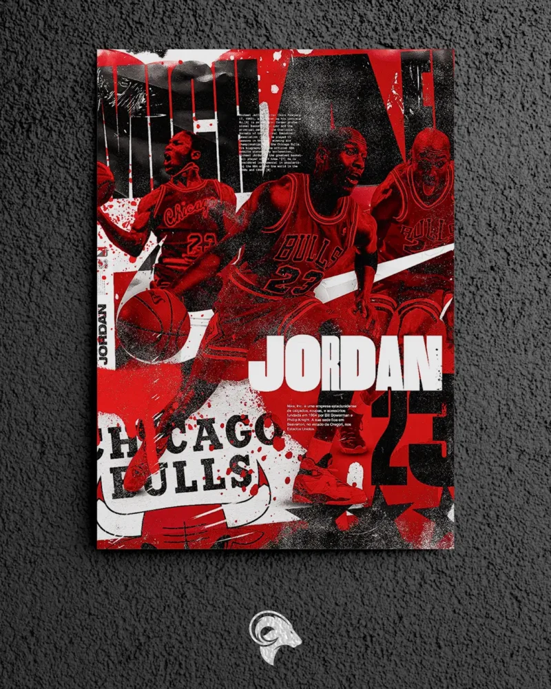 Michael Jordan Metal Poster