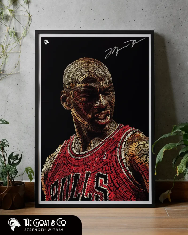 Micheal Jordan - Photo Frame - Typography