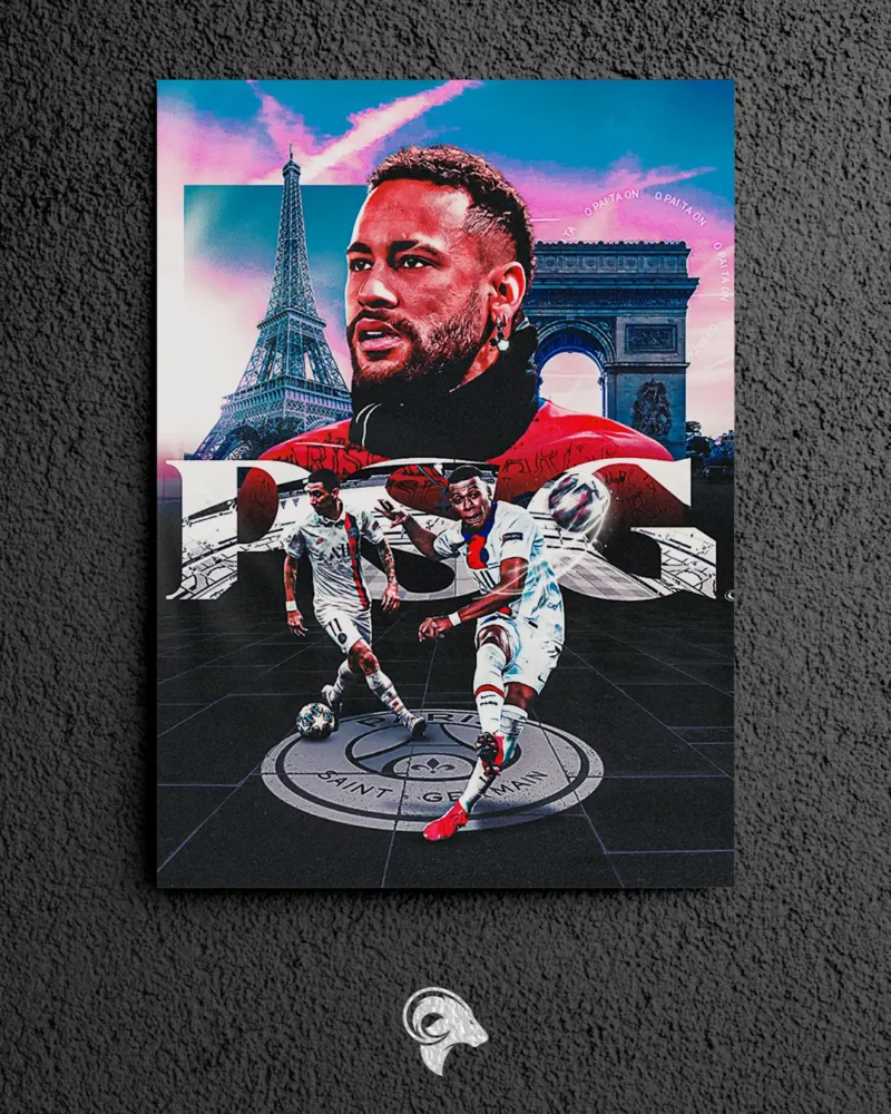 Neymar V3 - Metal Poster