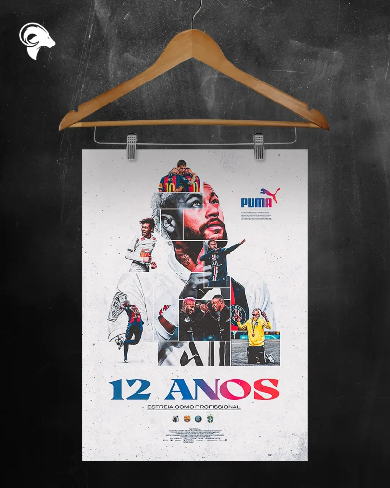 12ANOS | Football Poster | Neymar